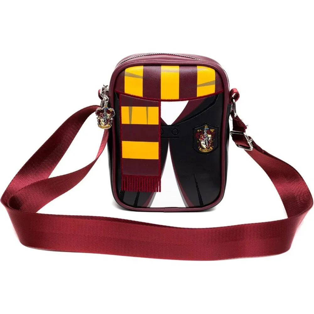 Harry Potter Gryffindor Crossbody Vegan Leather Bag 8x6.5x3 inches